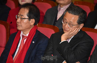 [포토] 국민개헌 대토론회 참석한 홍준표-김재경