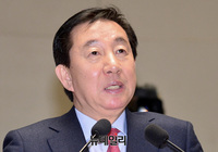 [포토] 발언하는 김성태 자유한국당 원내대표