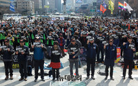 [포토] 광화문서 열린 전국여성노동자대회