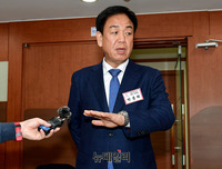 [포토] 6.13지방선거 면접 마친 박종희 경기지사 예비후보