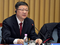 [포토] 인사말 하는 천지닝 베이징시장