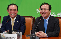 [포토] 공동교섭단체 회동서 인사말하는 노회찬