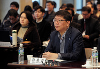 [포토] 통일정책포럼에 참석한 김홍걸 민화협 대표상임의장 