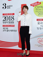 [포토] 최민정 선수 "오늘은 상큼하게"