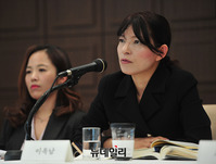 [포토] 한국자유회의 토론회 참석한 이옥남 정치실장