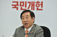 [포토] 모두발언 하는 김성태 자유한국당 원내대표