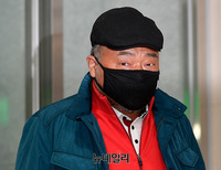 [포토] 성폭행 의혹, 경찰출석하는 김흥국