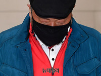 [포토] 고개숙인 김흥국 "한 점 부끄럼 없다"