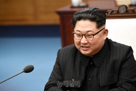 [포토] 남북정상회담서 발언하는 김정은