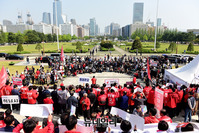 [포토] 국회계단 가득 메운 '댓글조작 규탄 및 특검 촉구대회' 참가자들