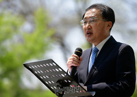 [포토] 법무부 규탄하는 김영길 연구소장