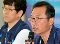 [포토] 발언하는 김명환 민주노총 위원장