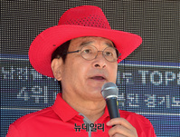 [포토] 남경필 지원 유세 나선 심재철