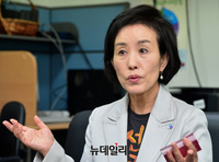 [포토] 질문에 답하는 박선영 서울시교육감 후보