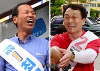 [포토] 강원지사 '민주당 최문순-한국당 전창수' 후보