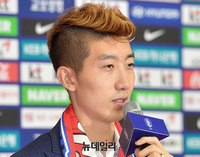 [포토] 귀국 후 소감 밝히는 조현우 