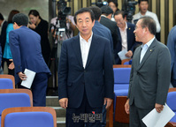 [포토] 의원총회 참석 하는 김성태