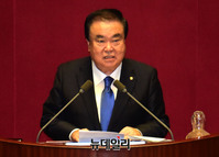 [포토] 신임 국회의장, 문희상 민주당 의원 선출