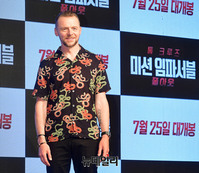 [포토] 방한한 헐리우드 배우 사이먼 페그