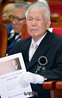 [포토] 우남 이승만 서거 53주기 참석한 이인수 박사