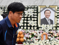 [포토] 노회찬 빈소 찾은 한상균