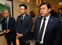 [포토] 노회찬 빈소 찾은 권칠승-김성원-김선동