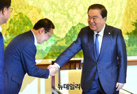 [포토] 악수 나누는 문희상-홍영표