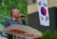 [포토] 국가해체세력 규탄 국민대회 참석한 전광훈 목사