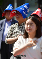 [포토] 전시납북자 실종법안 철회 촉구대회 참석한 지성호