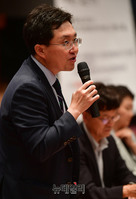 [포토] 인사말하는 김용태 자유한국당 의원