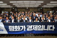 [포토] 더불어민주당 "평화가 경제입니다"