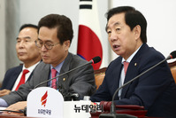 [포토] 모두발언 하는 김성태 자유한국당 원내대표