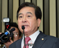 [포토] 심재철 "압수수색, 검찰 정치적 판단하고 있다"