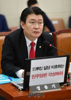 [포토] 과방위 국정감사, 발언하는 정용기 의원