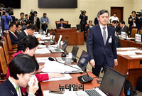 [포토] 국회 과방위 국정감사 참석한 양승동 KBS사장