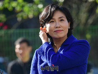 [포토] 김혜경 경찰 재출석, 트위터 계정 질문에 묵묵부답