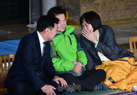 [포토] 대화 나누는 야3당 대표