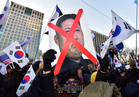 [포토] 감옥에 갇힌 북한 김정은 인형