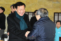 [포토] 손학규 예방한 함세웅 신부