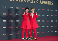 [포토] 가수 태진아-강남, 가족같은 분위기