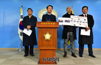 [포토] 한선교 '유진룡-조현재 고발기자회견'