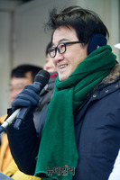 [포토] 연동형 비례대표제 도입 촉구하는 정동영