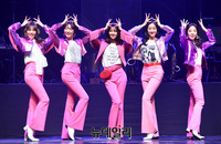 [포토] 핑크색이 잘어울리는 그룹 '핑크레이디'