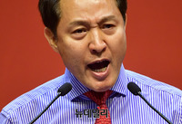 [포토] 지지호소하는 오세훈 한국당 당대표 후보