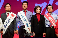 [포토] 대구 찾은 나경원 원내대표와 당대표 후보들