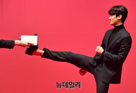 [포토] 발차기 선보이는 이대훈 선수