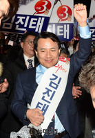 [포토] 전당대회 입장하는 김진태 당대표 후보