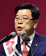 [포토] 지지호소 하는 김광림 한국당 최고위원 후보