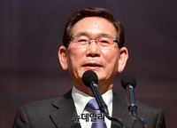 [포토] 이승만대학 설립 발기인대회 축사하는 김승규 전 국정원장