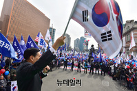 [포토] 박근혜 대통령 탄핵무효 외치는 시민들